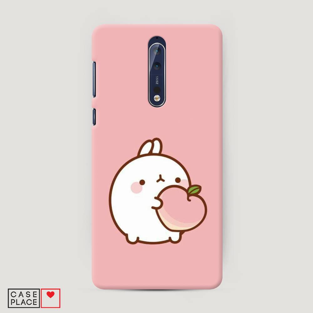 

Чехол Awog "Кролик с персиком" для Nokia 8, 120620-1