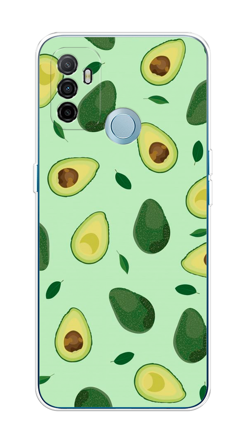 

Чехол на Oppo A53 "Blue avocado", Коричневый;зеленый, 254350-1