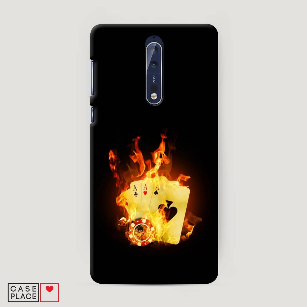 

Чехол Awog "Горящие карты" для Nokia 8, 120620-7