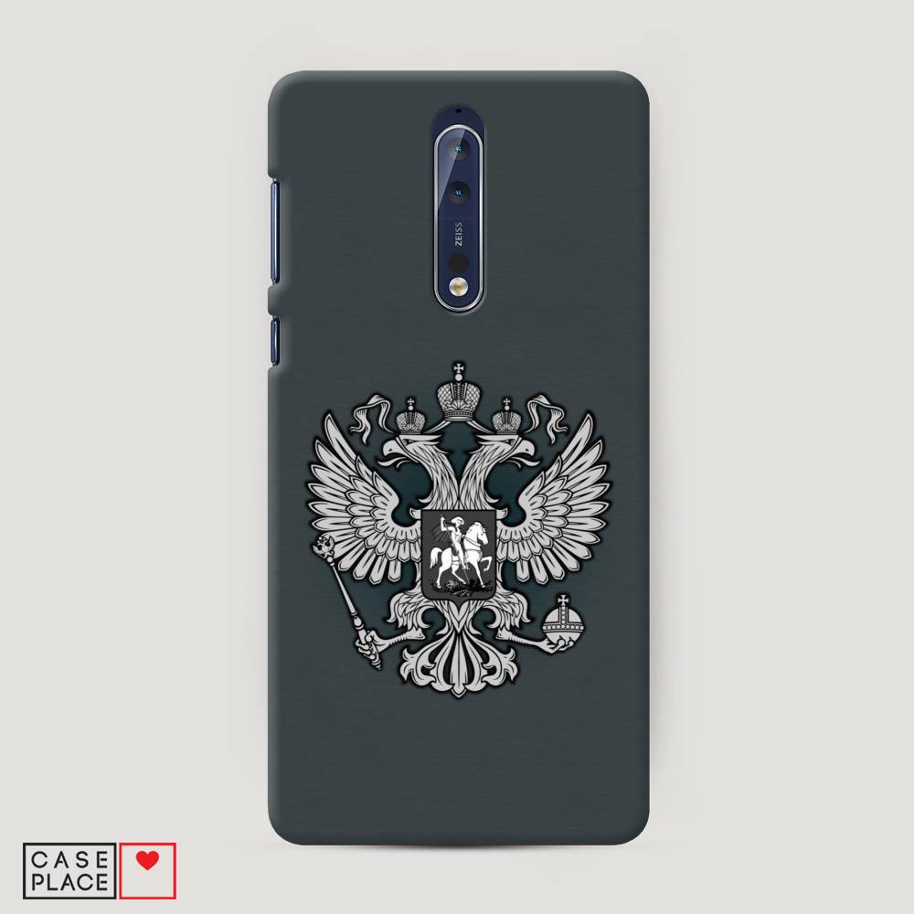 

Чехол Awog "Герб России серый" для Nokia 8, 120620-4
