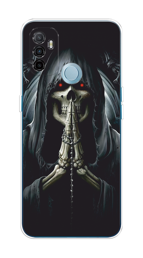 

Чехол на Oppo A53 "Молитва", Серый, 254350-1