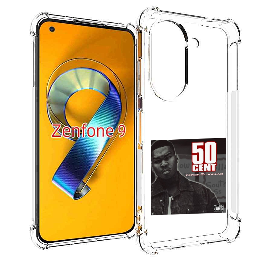 Чехол MyPads 50 Cent - Power Of The Dollar для Asus Zenfone 9 (AI2202)