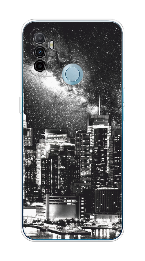 

Чехол на Oppo A53 "Ночной Нью-Йорк", Черный;серый;белый, 254350-1