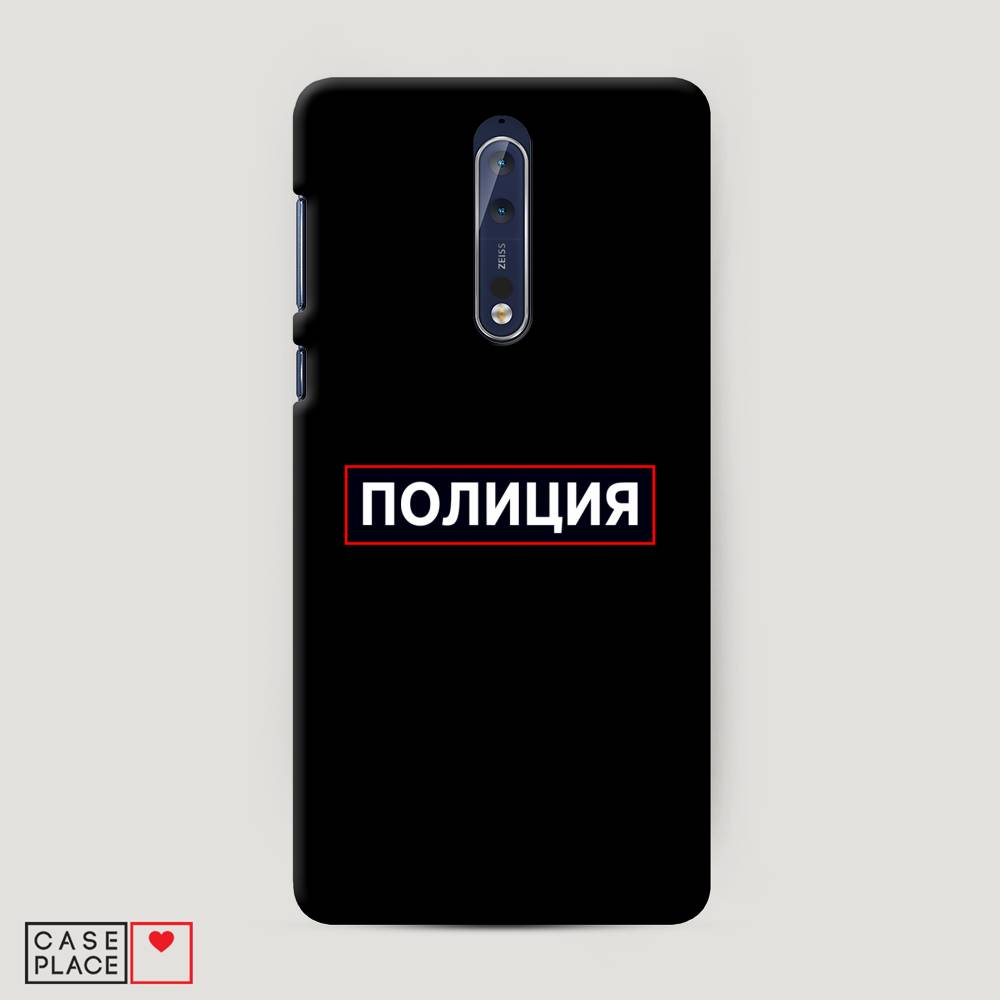 

Чехол Awog "Police logo" для Nokia 8, 120620-4