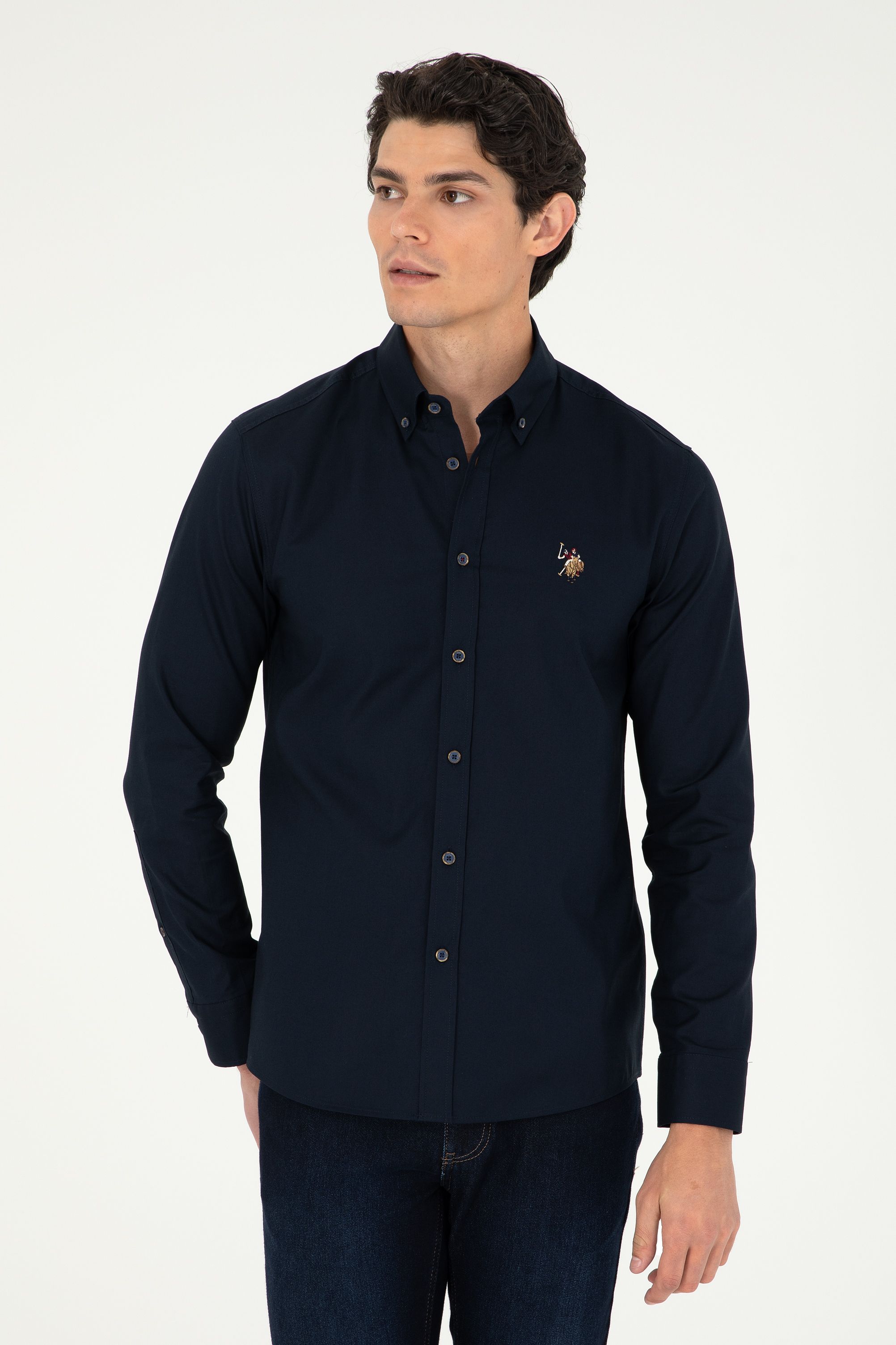 

Рубашка мужская U.S. POLO Assn. G081SZ0040CEDCOLOR024K синяя 2XL, Синий, G081SZ0040CEDCOLOR024K