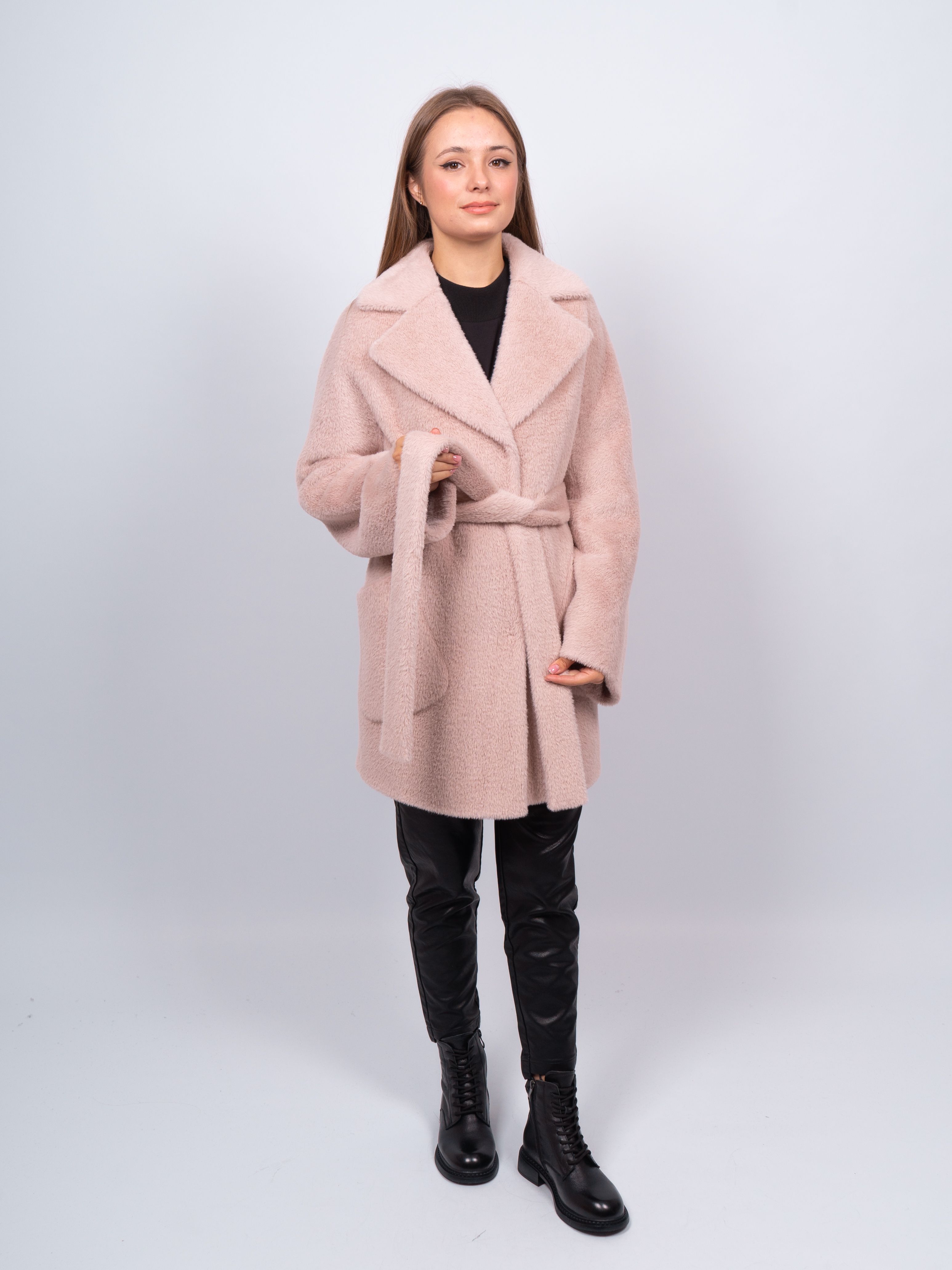 

Пальто женское 365 clothes DM-Катя бежевое 48 RU, Бежевый, DM-Катя