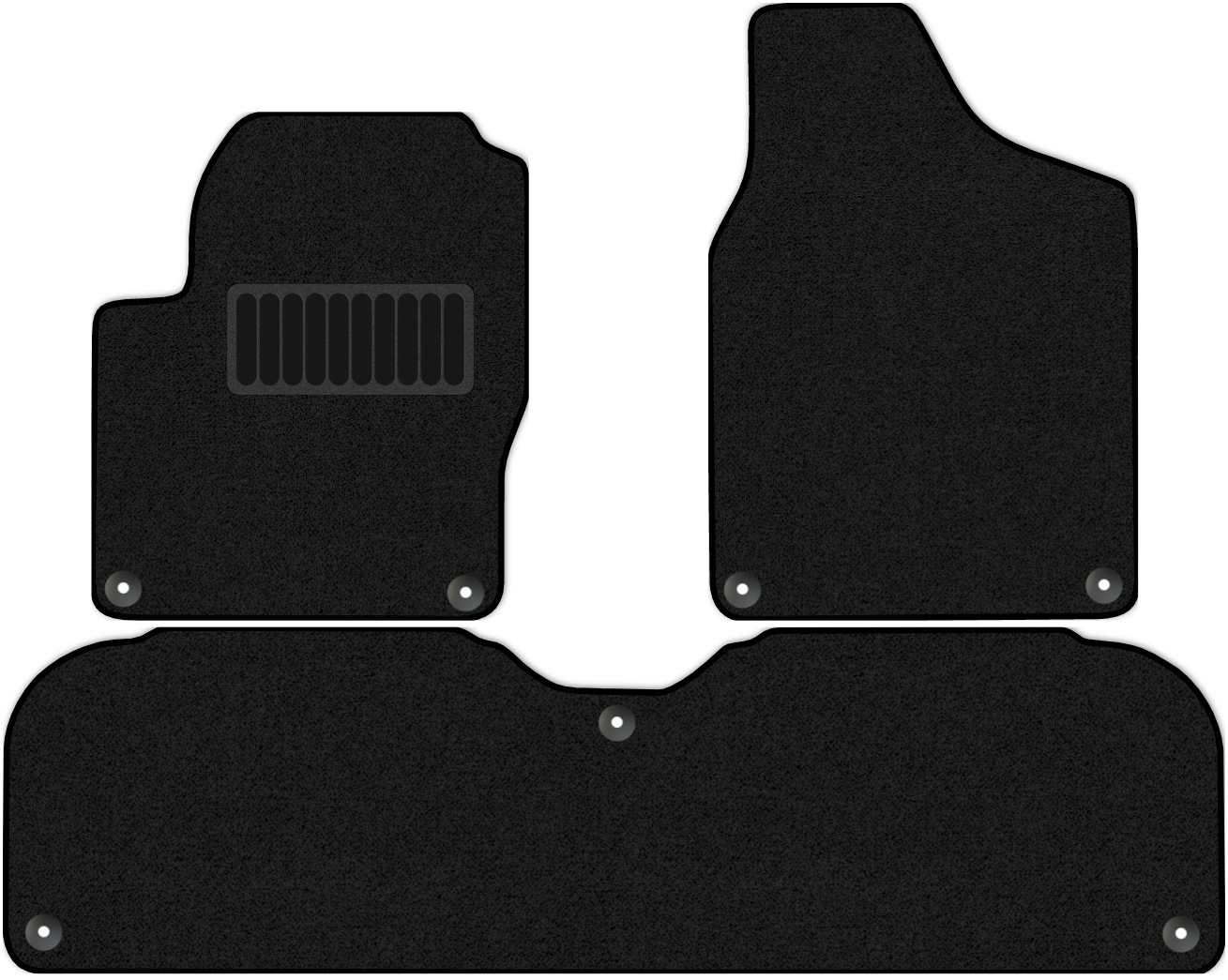 фото Коврики текстильные allmone стандарт для volkswagen sharan ii 7n1 2010 - 2015