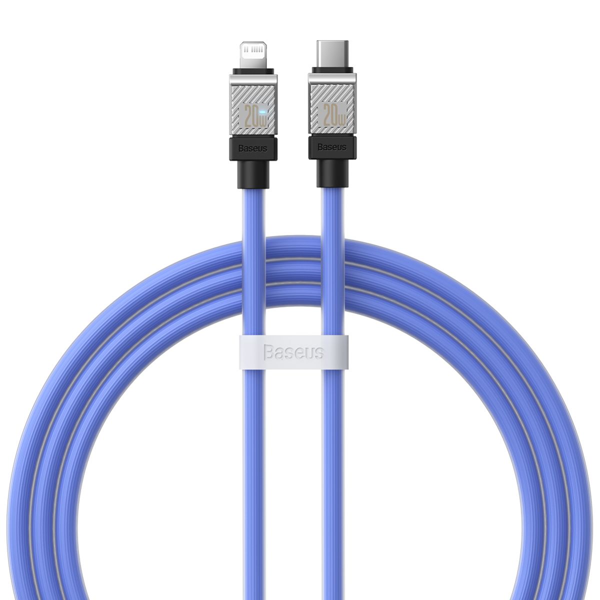 

Кабель для смартфона Lightning-USB Type-C Baseus 2м синий