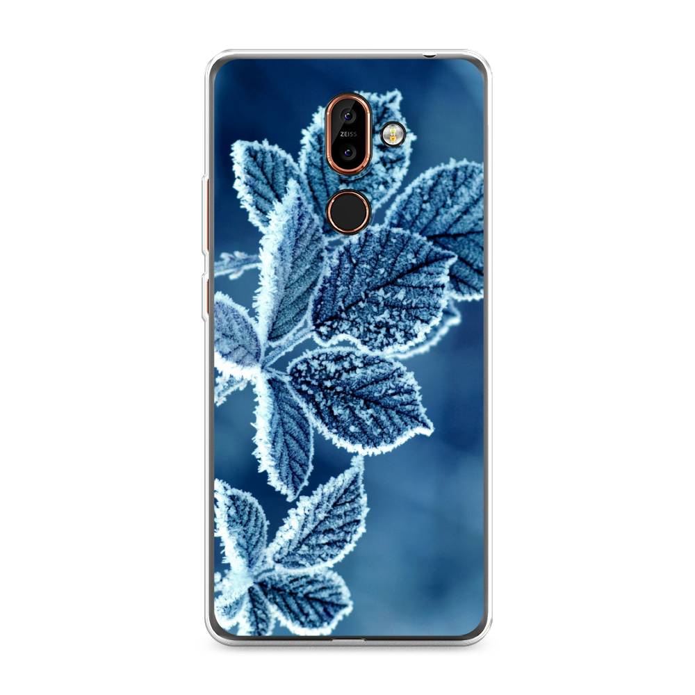

Чехол на Nokia 7 Plus "Зима 6", Голубой;белый, 121050-2