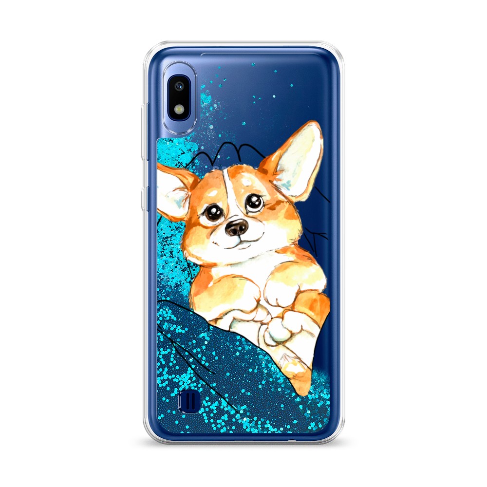 

Чехол Awog на Samsung Galaxy A10 "Корги в ладошках", Разноцветный, 27993-1