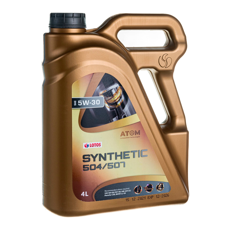 

LOTOS Мотор масло SYNTHETIC 504507 5W30 4l WF-K404E10-0H0