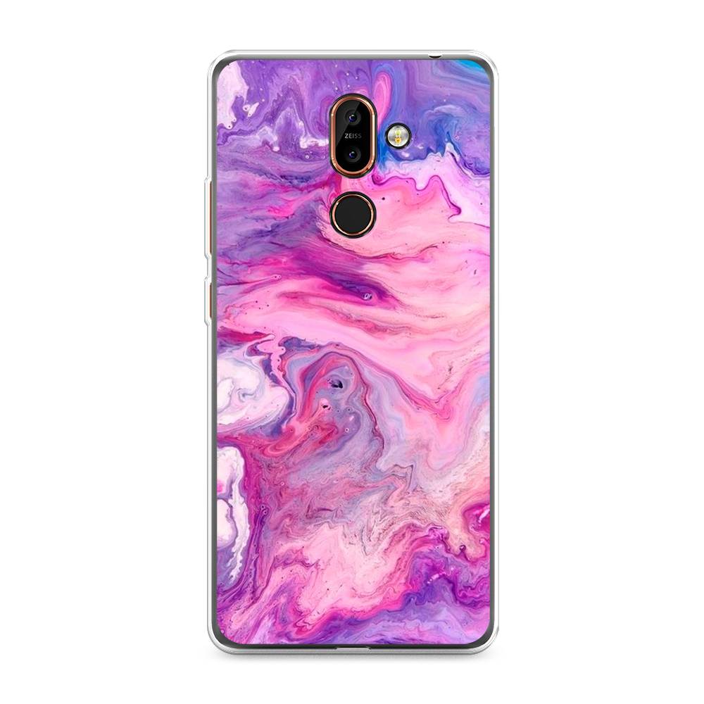 

Чехол на Nokia 7 Plus "Нежно-розовая абстракция", Розовый, 121050-3