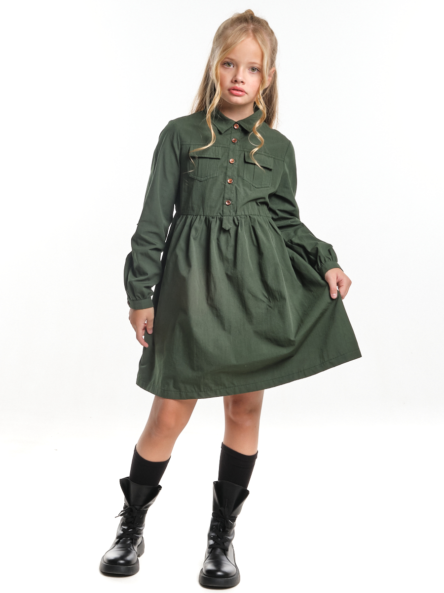 Платье детское Mini Maxi 7408, зеленый, 134