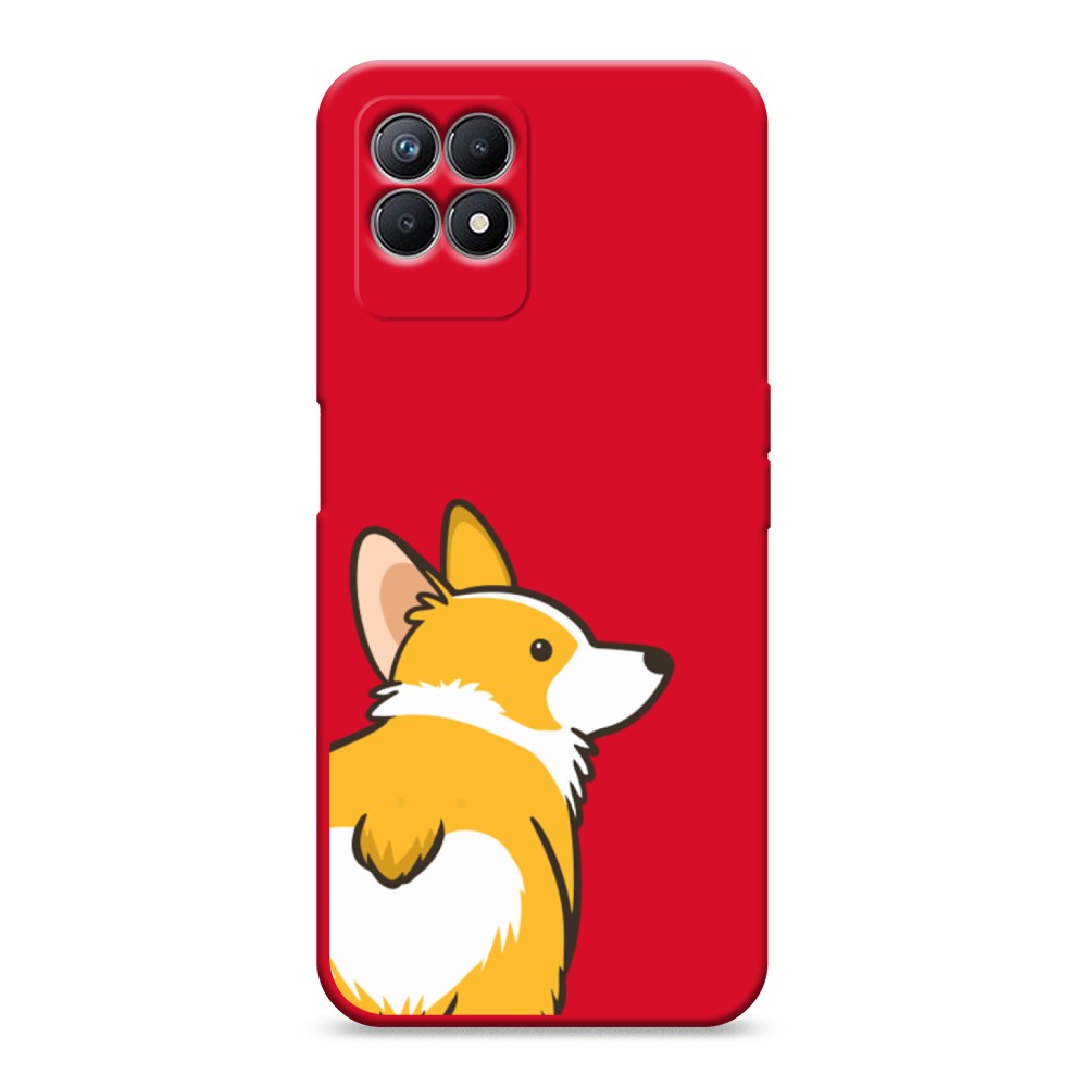 

Чехол Awog на Realme 8i "Корги следуй за мной", Разноцветный, 257353-1
