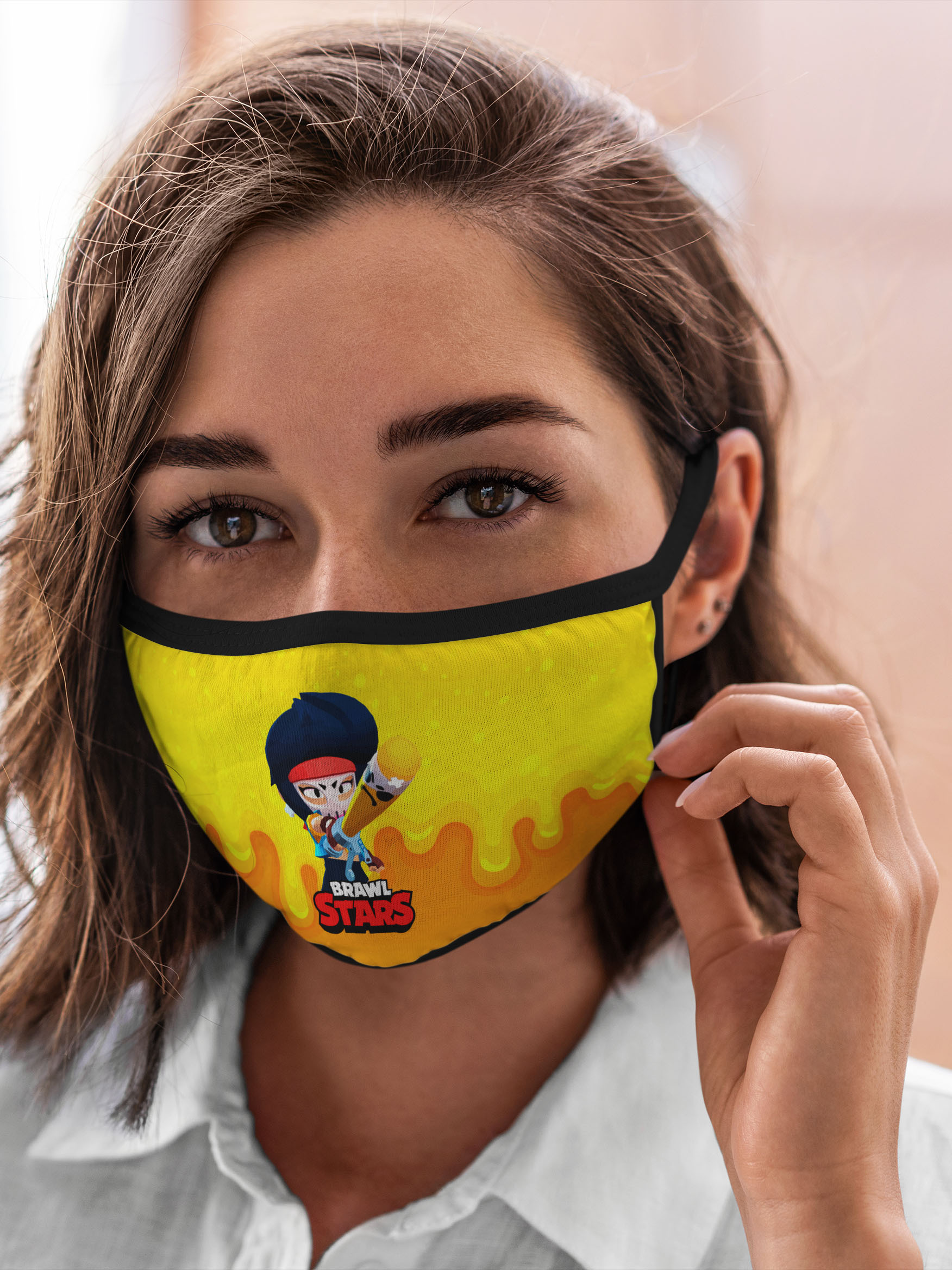 

Многоразовая маска унисекс Burnettie Brawl Stars Мстительница Биби Bibilante, Разноцветный, Brawl Stars Мстительница Биби Bibilante