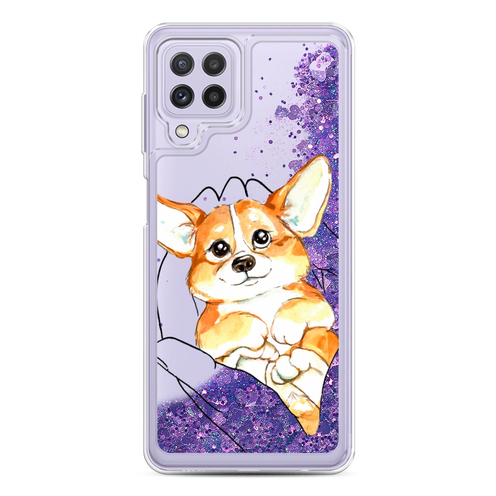 

Чехол Awog на Samsung Galaxy A22 / Самсунг A22 "Корги в ладошках", Разноцветный, 2103192-1