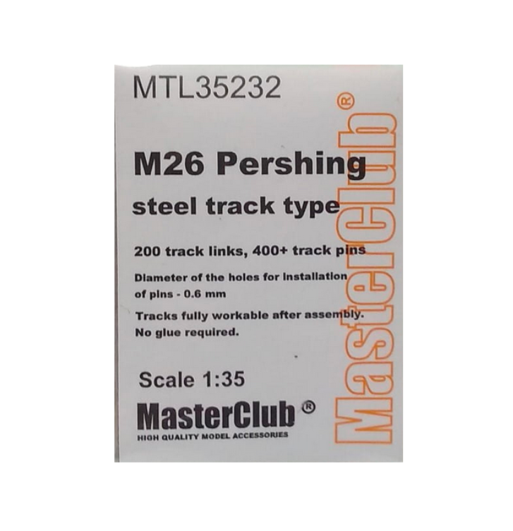 

MTL-35232 Tracks for M26 Pershing steel track type