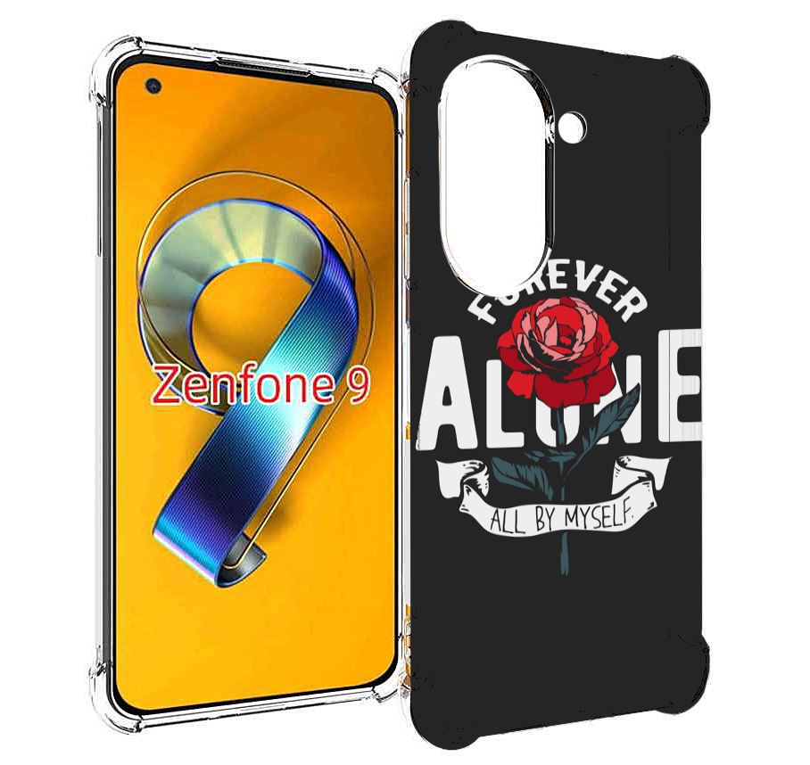 

Чехол MyPads Alone для Asus Zenfone 9 (AI2202), Прозрачный, Tocco