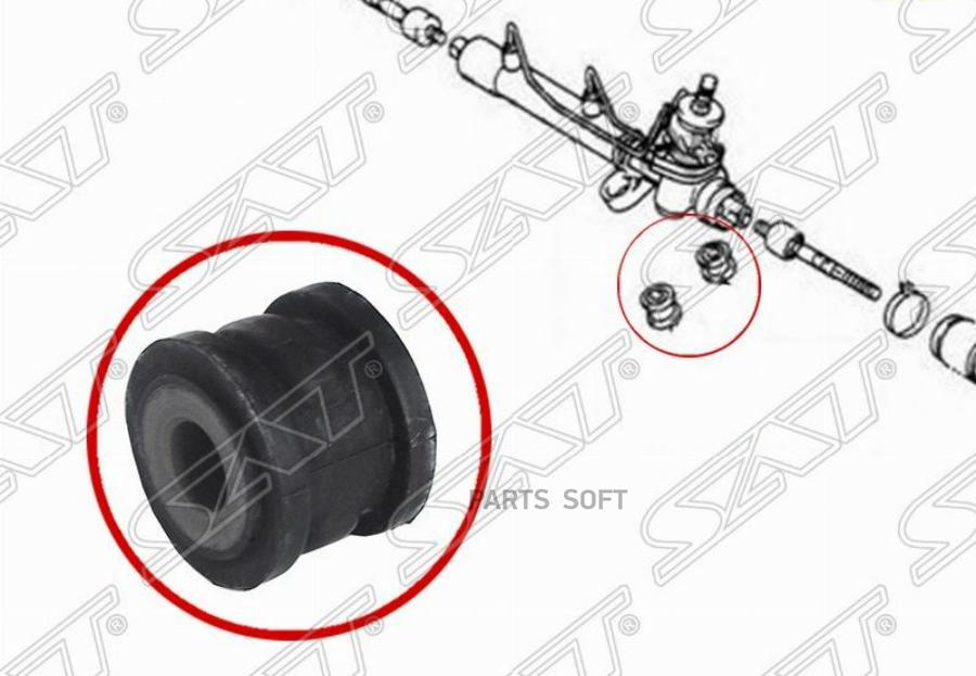 

SAT ST-45516-05020B Сайлентблок рулевой рейки D=30 TOYOTA AVENSIS 97-03/CARINA E 92-97/COR