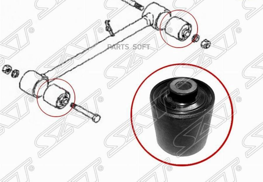 

SAT ST-46213-65D01 Сайлентблок заднего нижнего продольного рычага SUZUKI GRAND VITARA/ESCU