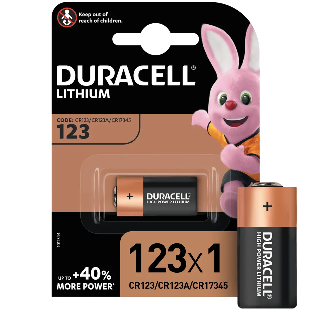 Батарейка литиевая Duracell CR123 ultra