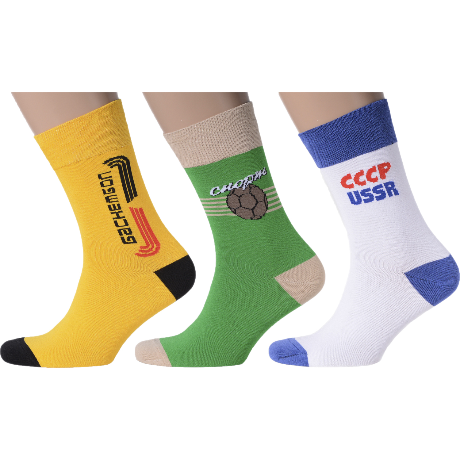 фото Набор носков мужской moscowsocksclub msk-3м-011 разноцветный 25 (38-40)