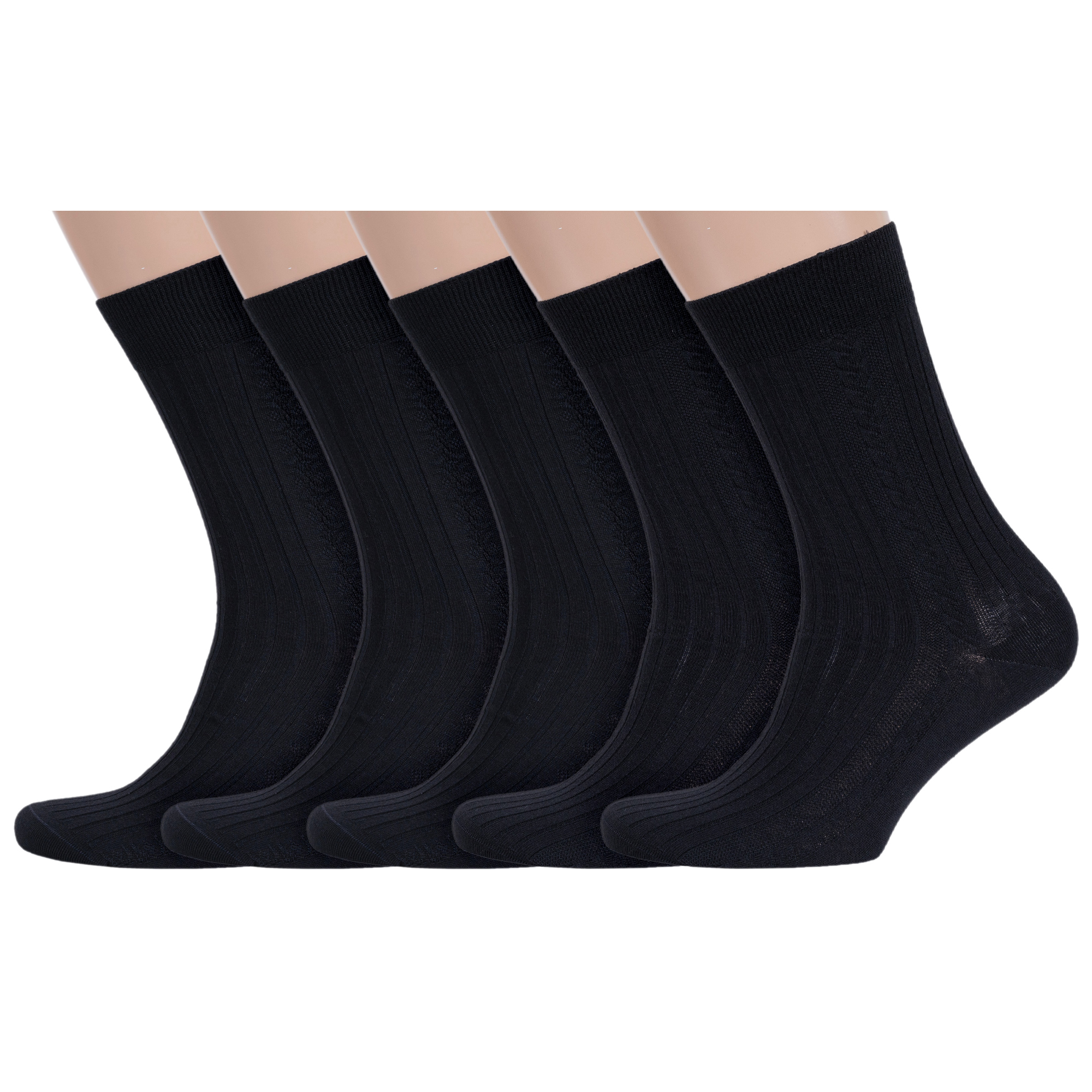 

Комплект носков мужских Rusocks 5-М-340/1 черных 29, Черный, 5-М-340/1