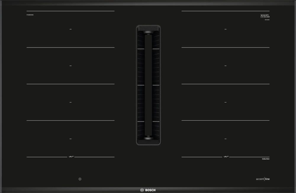Встраиваемая варочная панель индукционная Bosch PXX895D66E черный