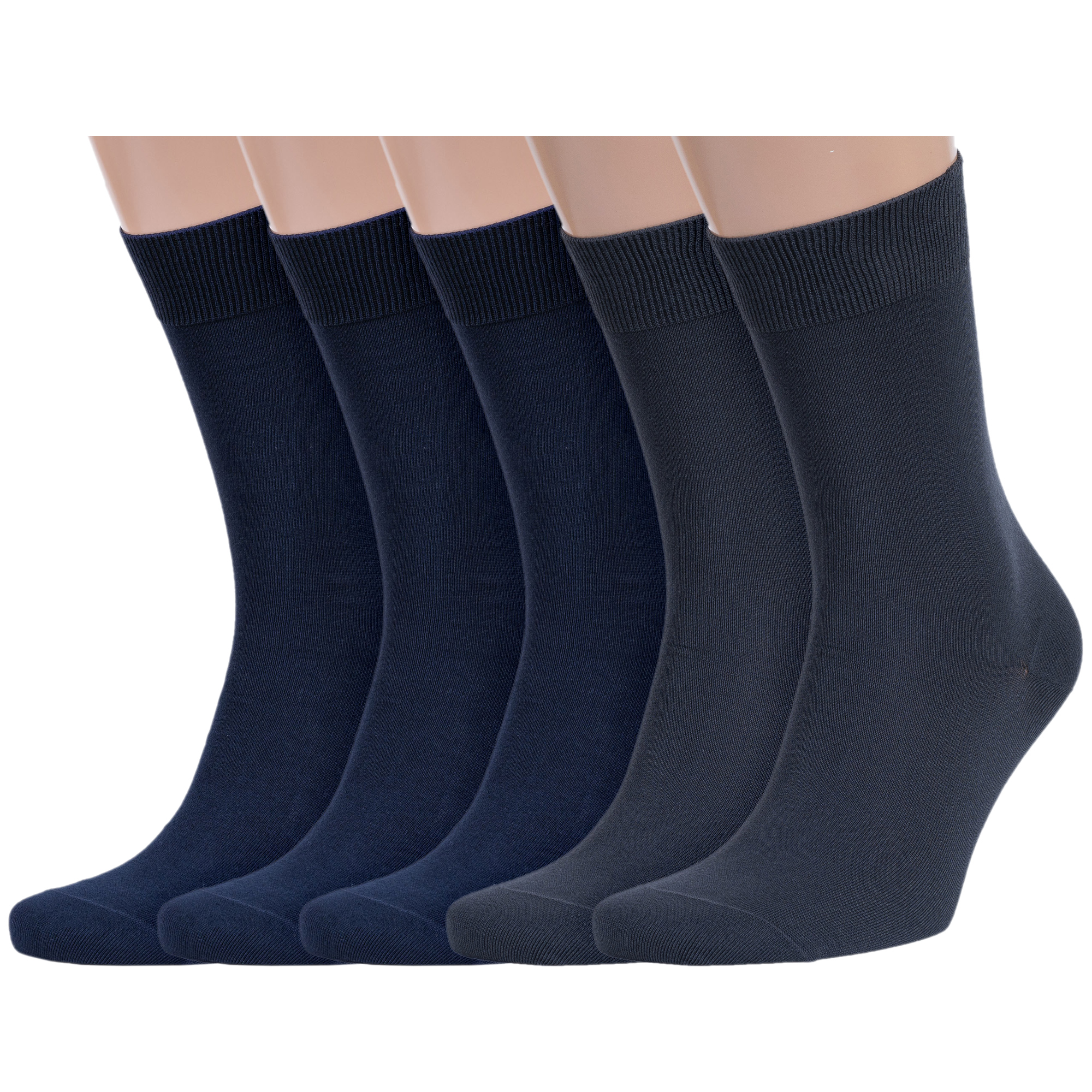 

Комплект носков мужских Rusocks 5-М-370/1 синих; серых 29, Синий;серый, 5-М-370/1