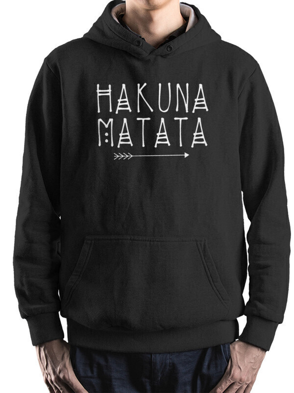 

Худи мужское Dream Shirts Акуна Матата черное 46 RU, Акуна Матата