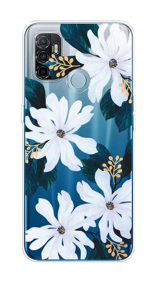 

Чехол на Oppo A53 "Delilah Flower", Зеленый;белый, 254350-1