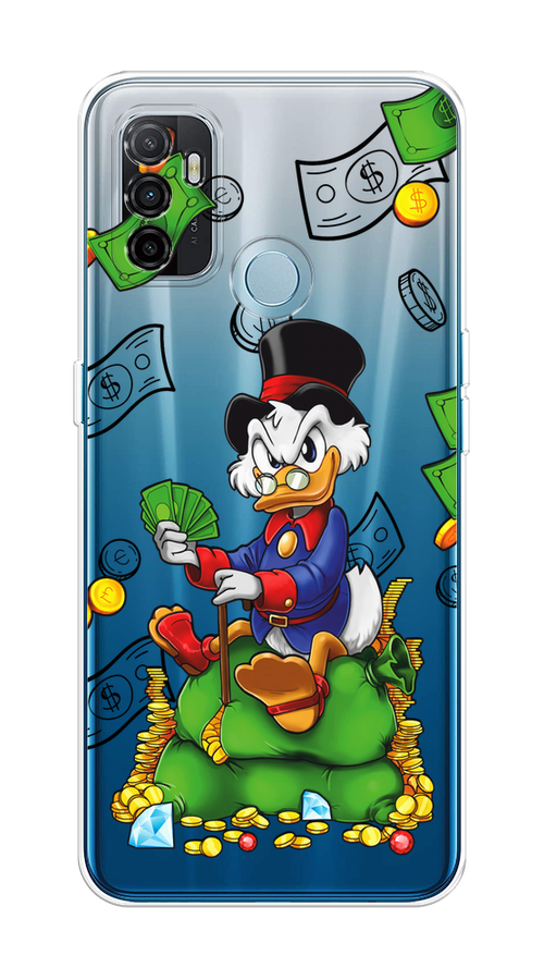 

Чехол на Oppo A53 "Scrooge Richness", Черный;синий;зеленый, 254350-1