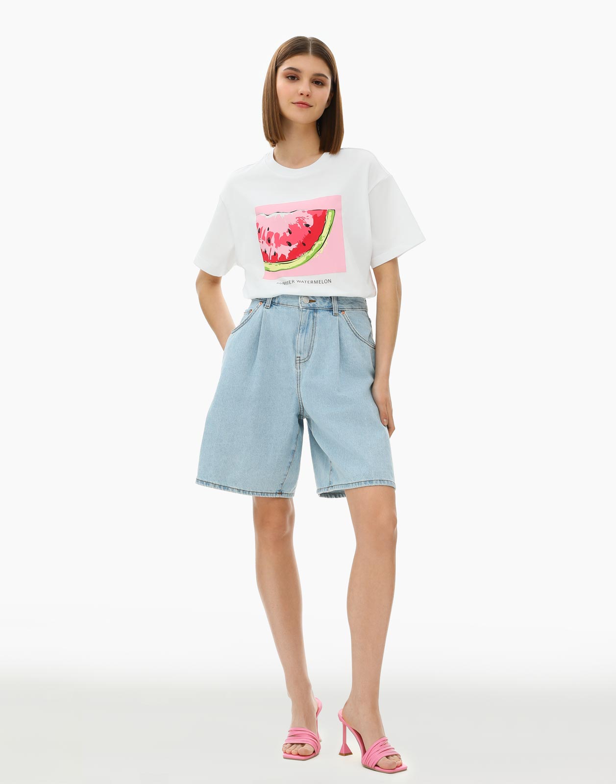 

Футболка женская Gloria Jeans GKT019786 белая XL, Белый, GKT019786