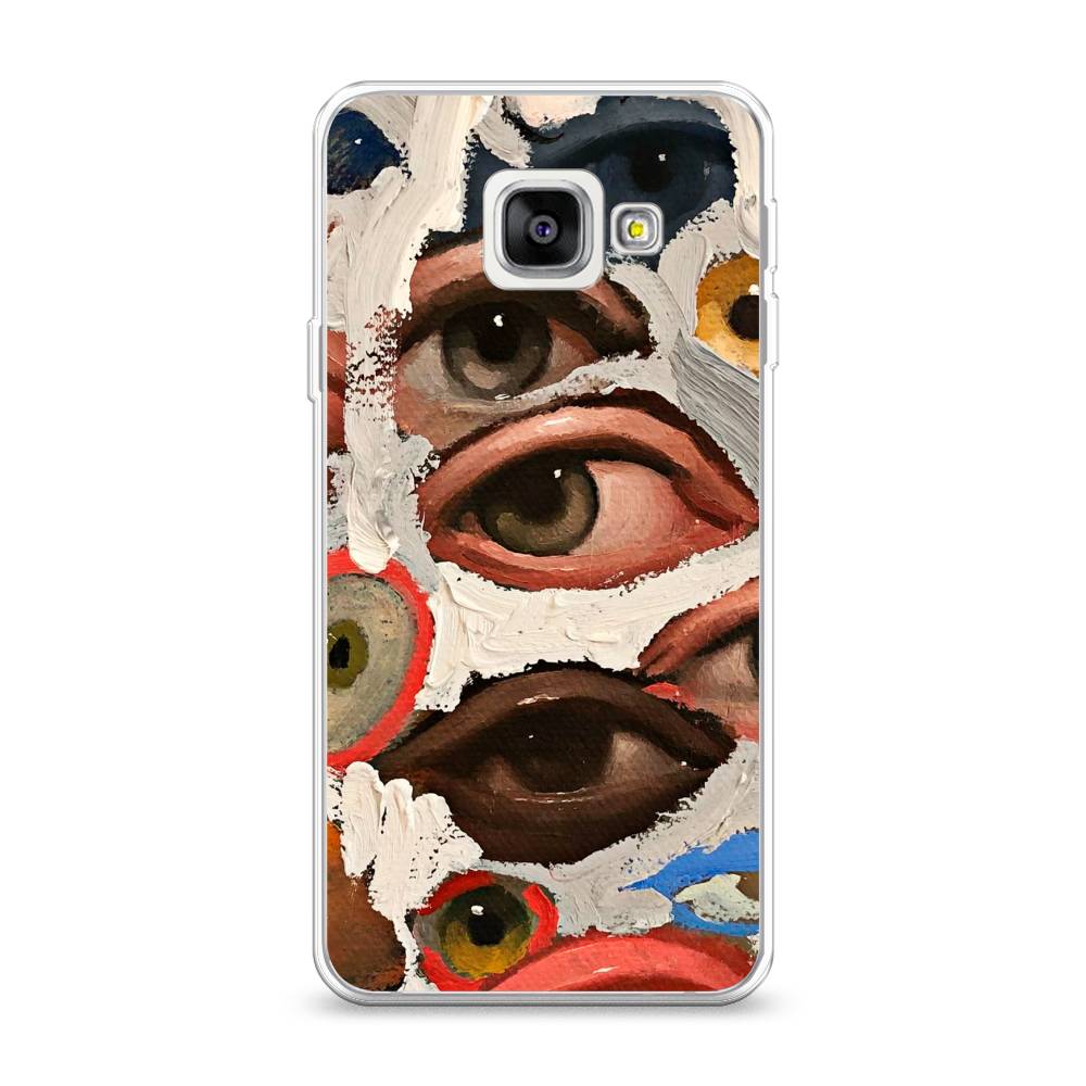 

Чехол Awog на Samsung Galaxy A3 2016 / Самсунг A3 2016 "Глаза масляная живопись", Серый;бежевый;красный, 20250-7