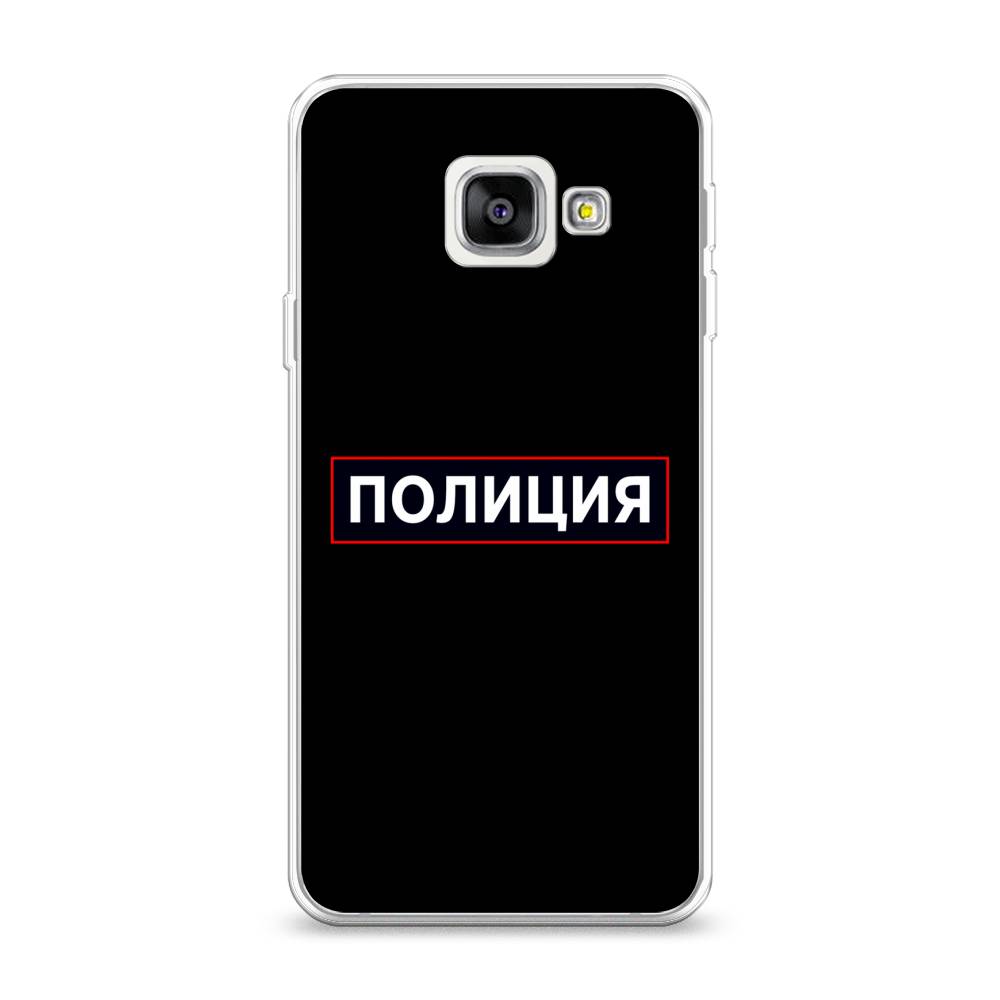 

Чехол Awog на Samsung Galaxy A3 2016 / Самсунг A3 2016 "Police logo", Черный;белый;красный, 20250-5