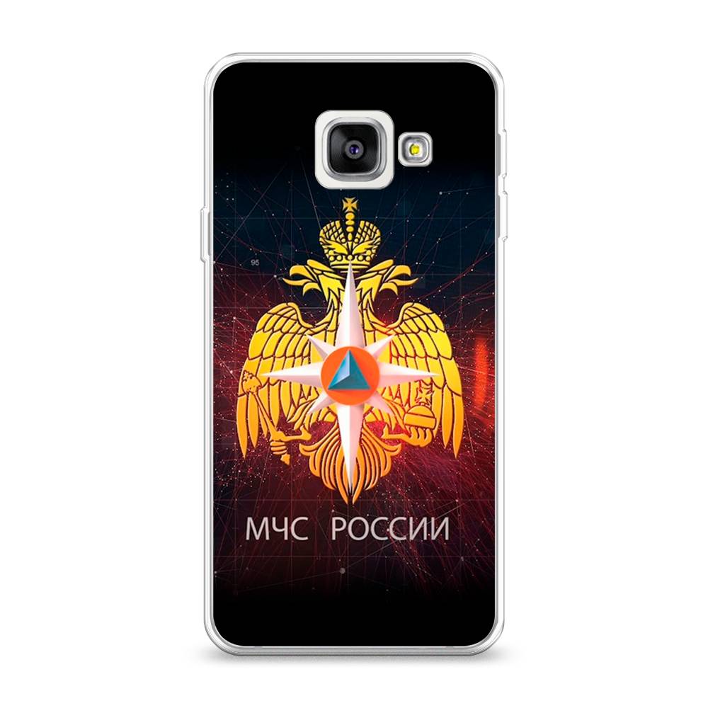 

Чехол Awog на Samsung Galaxy A3 2016 / Самсунг A3 2016 "МЧС России", Черный;желтый;красный, 20250-5