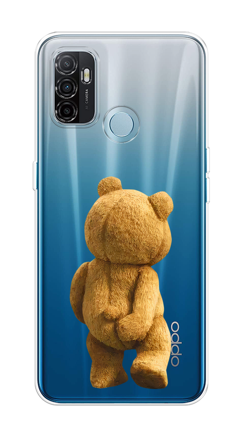 

Чехол на Oppo A53 "Медвежья спина", Коричневый;прозрачный, 254350-1