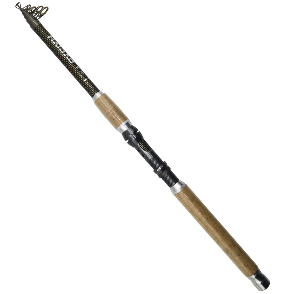 Телескопическая удочка HAIDAO, удилище для речной рыбалки, дерево, 3 м