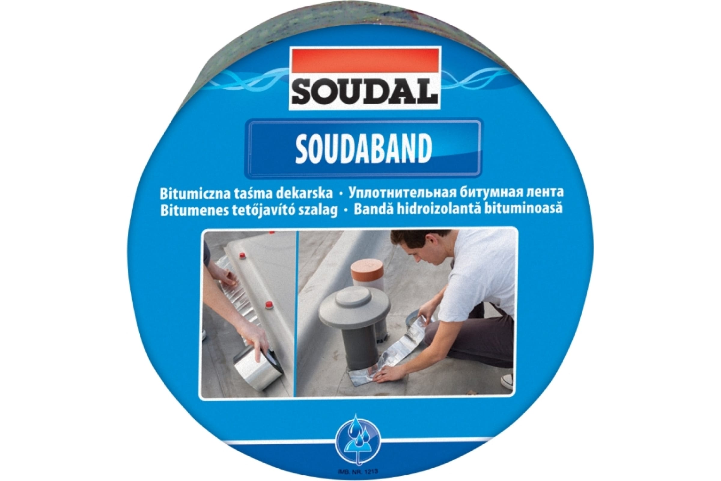 SOUDAL Соудабанд 15 см RAL8017 8-lingual 121852