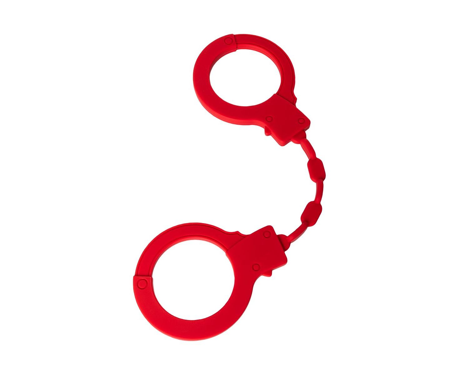 Силиконовые наручники Штучки-дрючки красные
