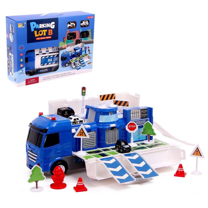 

КНР Полицейский участок с машинками, свет, "Полицейский участок" с машинками, свет