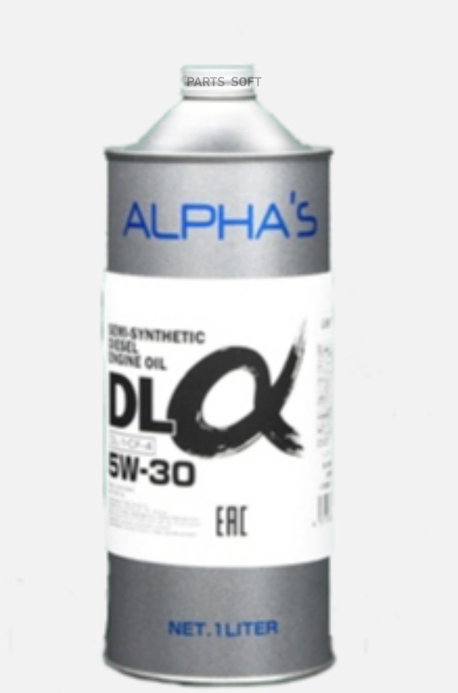 Моторное масло Alphas DL-1/CF-4 полусинтетическое 5w30 1л