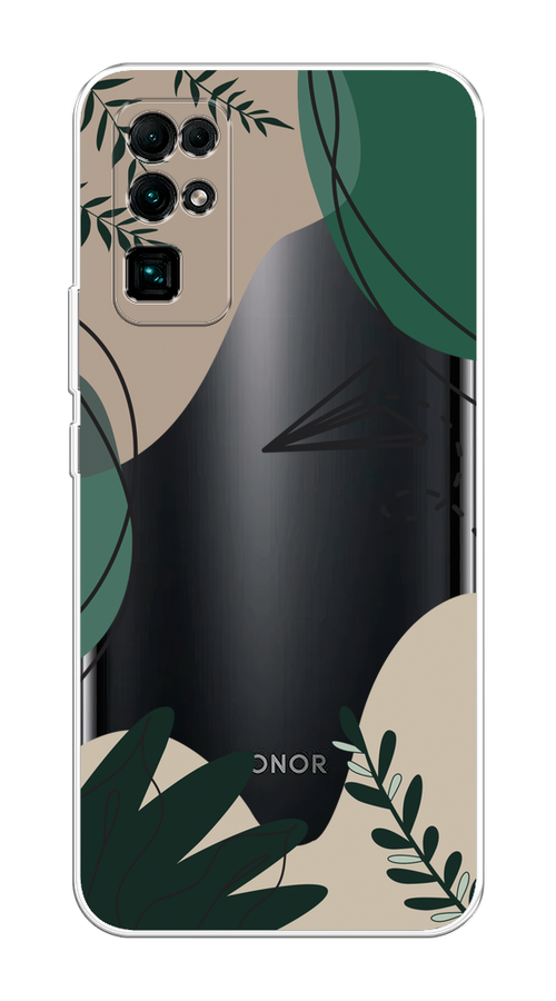 

Чехол на Honor 30 "Secret Garden", Зеленый;бежевый;черный, 612150-1