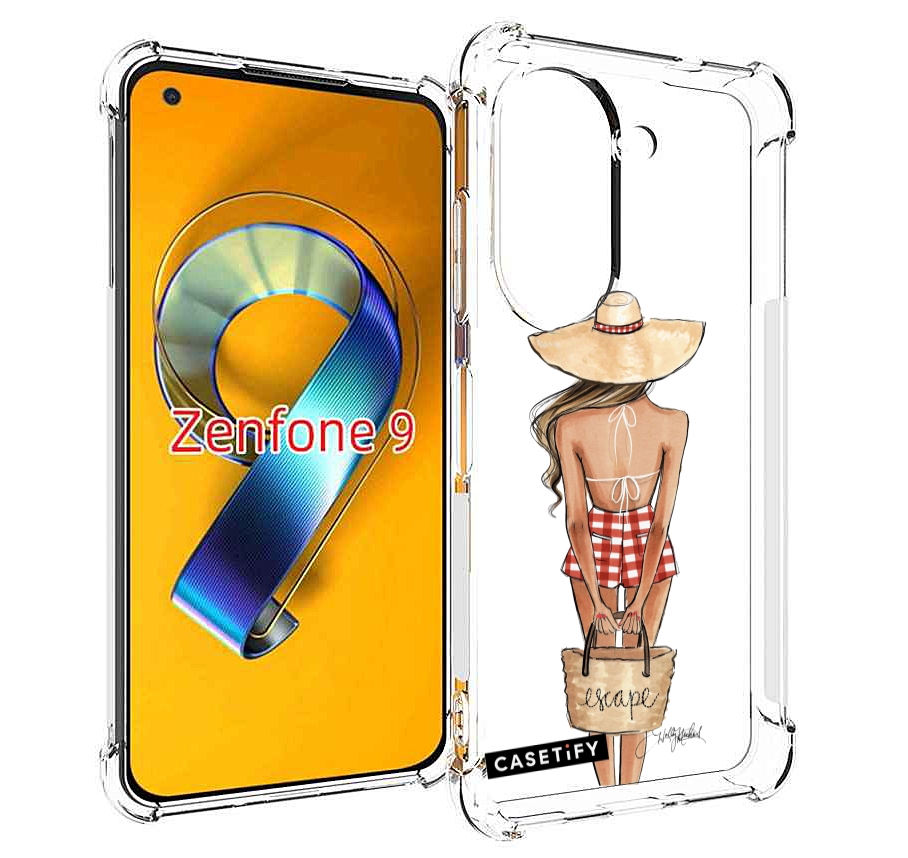 Чехол MyPads CASETiFY женский для Asus Zenfone 9 (AI2202)