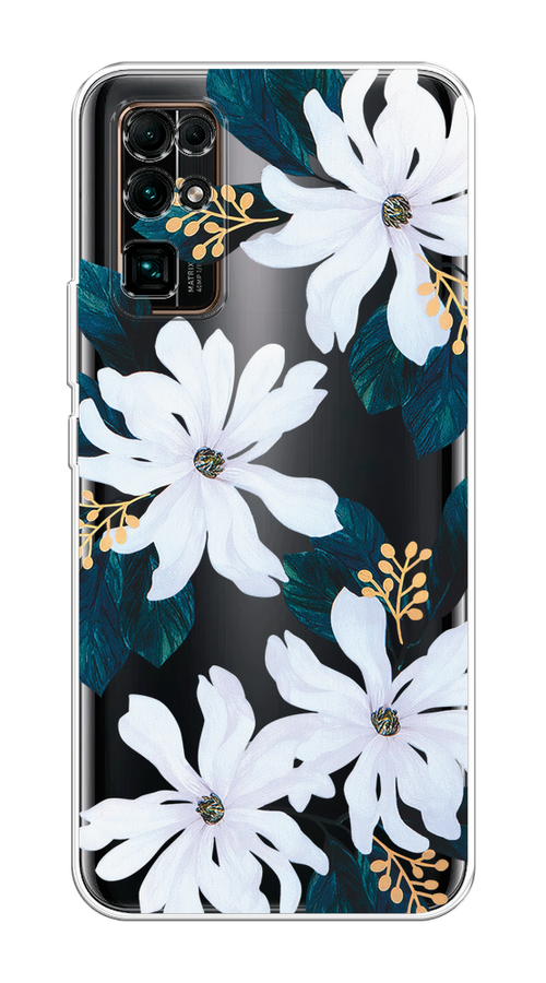 

Чехол на Honor 30 "Delilah Flower", Зеленый;белый, 612150-1