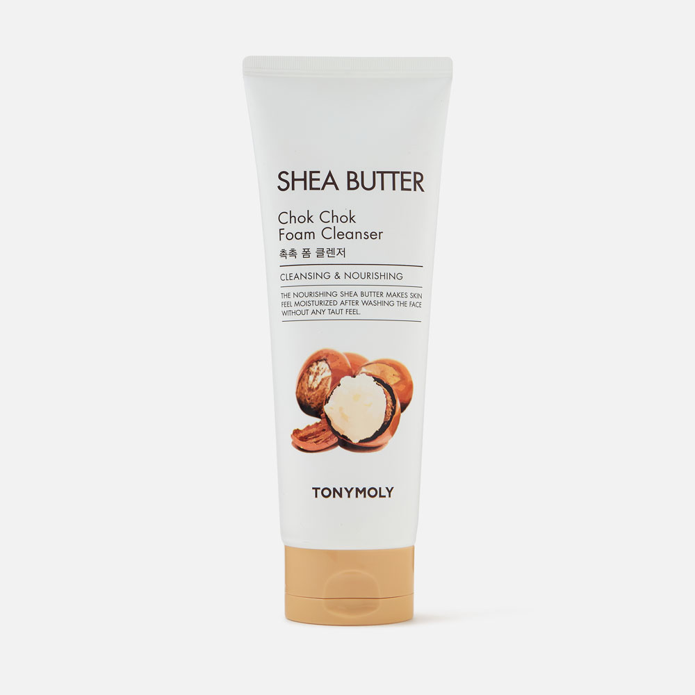 

Пенка для умывания TONY MOLY Shea Butter Chok Chok увлажняющая, с маслом ши 250 мл