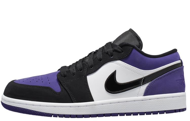 

Кеды унисекс Jordan Air Jordan 1 Low Court Purple разноцветные 44.5 EU, Разноцветный, Air Jordan 1 Low Court Purple