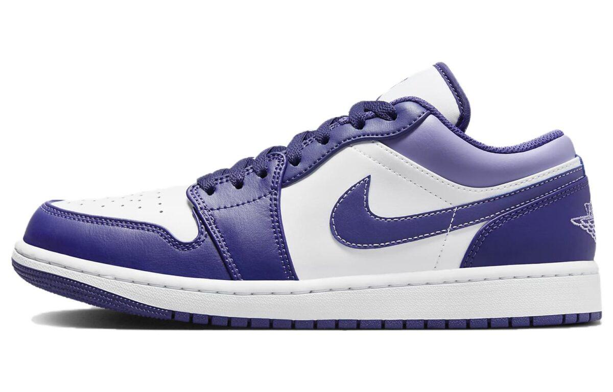 

Кеды унисекс Jordan Air Jordan 1 Low Covered In Purple Tones синие 41 EU, Синий, Air Jordan 1 Low Covered In Purple Tones