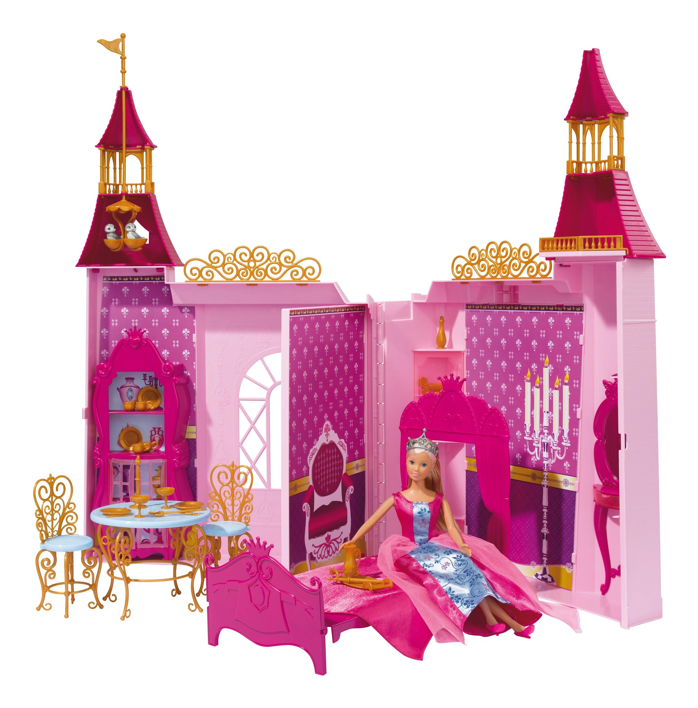 Кукла Simba Штеффи и ее замок 29 см замок врезной apecs 7000 30 ni 16644 без ручки цилиндровый никель