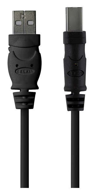 фото Кабель belkin usb a-usb b, m-m 1,8м black (f3u154cp1.8m)